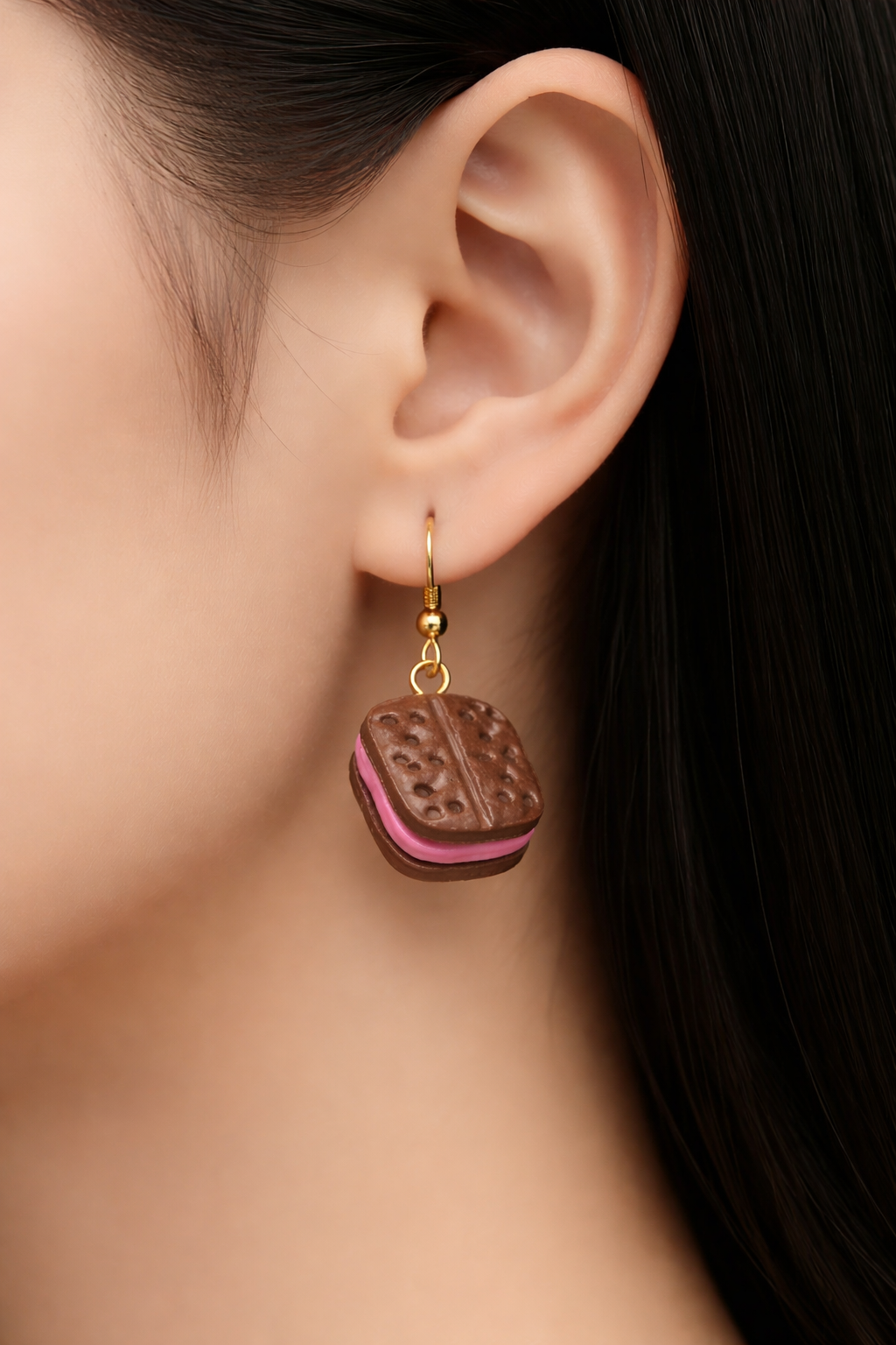 Purple Ice Cream Earrings - Image 3