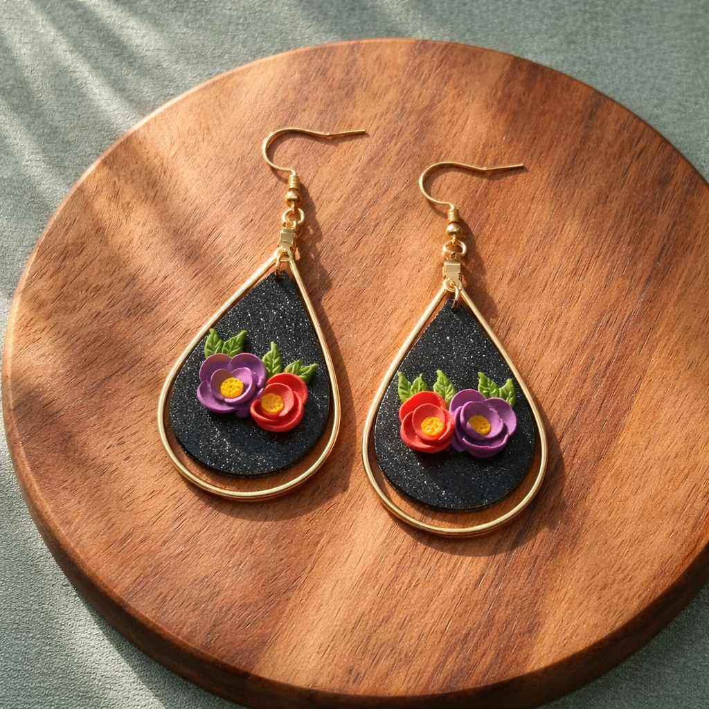 Midnight Floral Drops