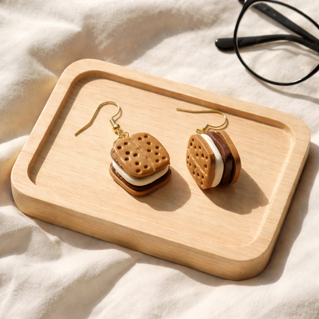 S'more Dangle Earrings