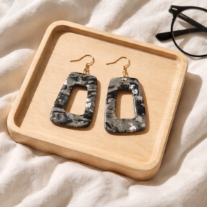 Marble Cutout Dangles