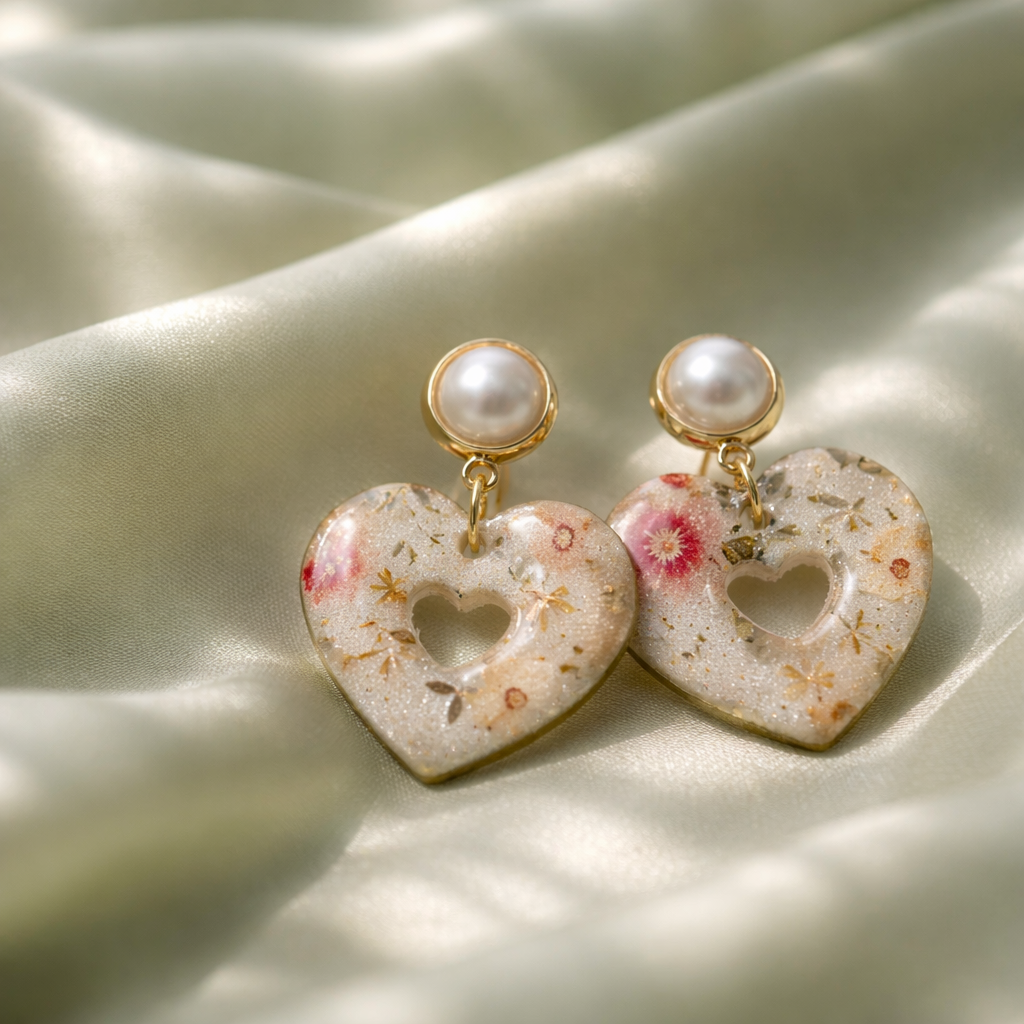 Pearl Floral Hearts - Image 2