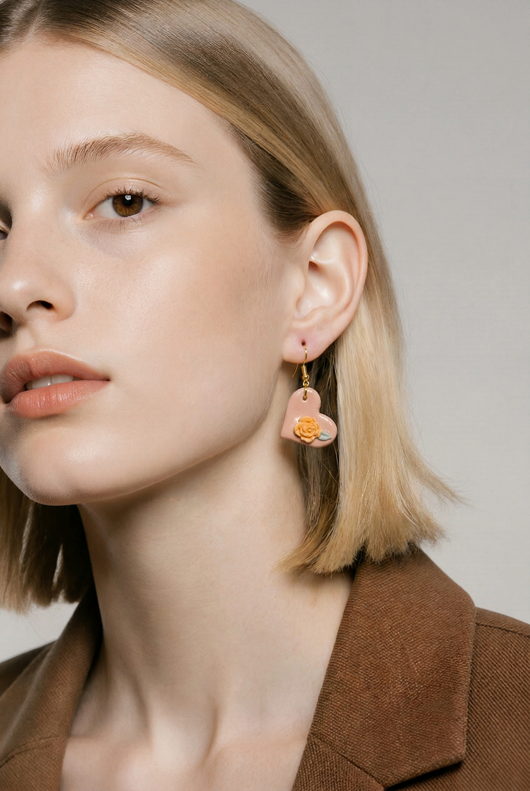 Rose Heart Dangles - Image 3