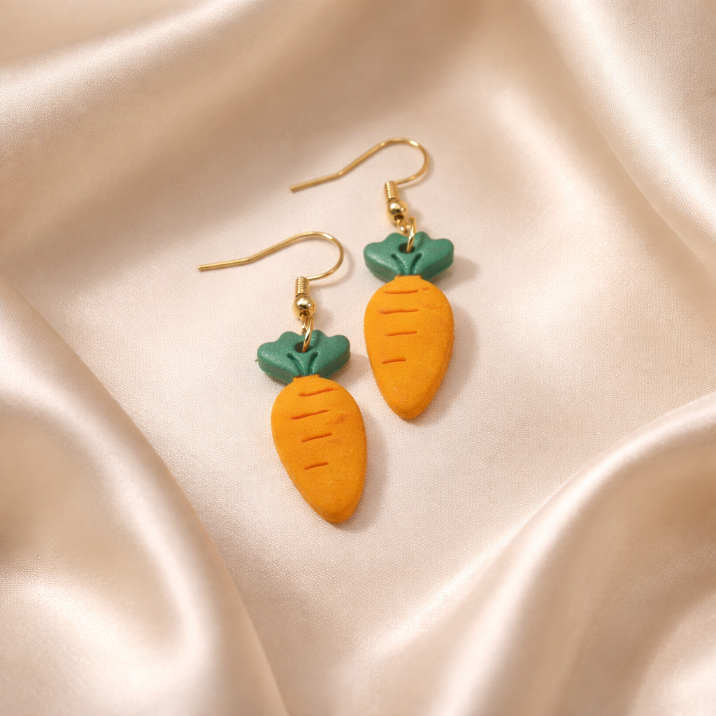 Carrot Drop Earrings - Image 2