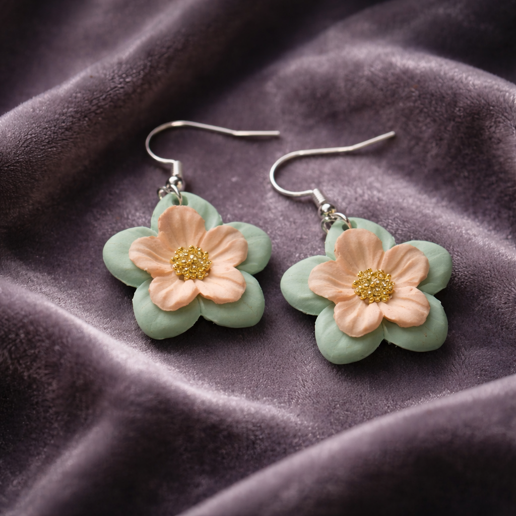 Pastel Blossom Dangles - Image 2