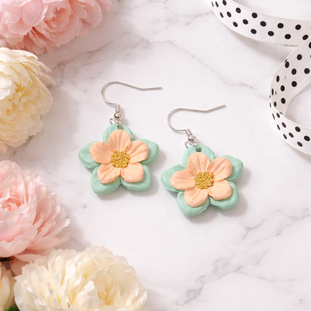 Pastel Blossom Dangles