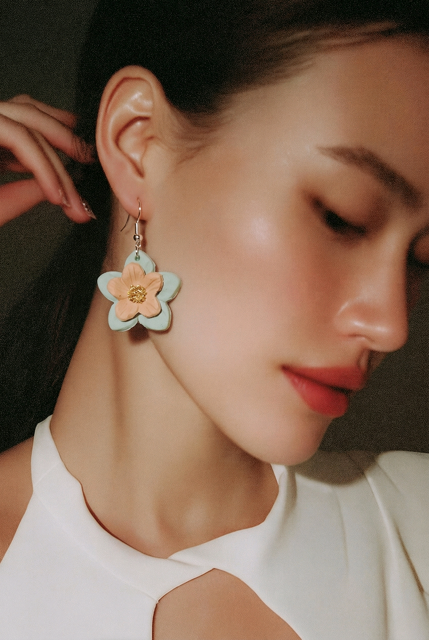 Pastel Blossom Dangles - Image 3