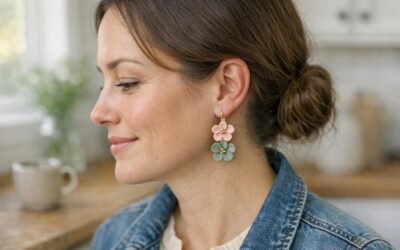 Simple Ways to Look Put Together (Even on a Busy Mom Morning): Earrings-First Outfit Second
