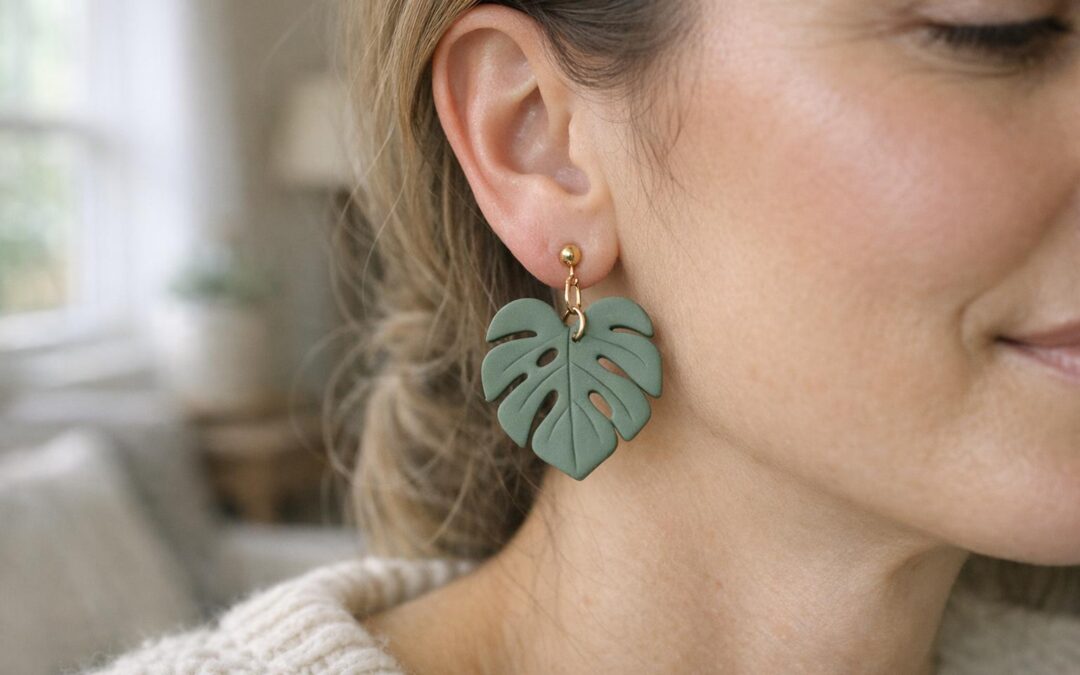 How to Wear Statement Polymer Clay Earrings Without Feeling “Too Much”