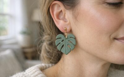 How to Wear Statement Polymer Clay Earrings Without Feeling “Too Much”