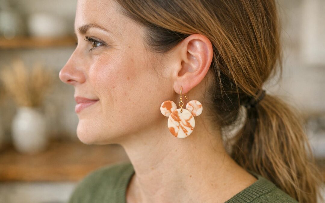 Easy Outfit Formulas That Make Polymer Clay Earrings Look Put-Together (Even on Busy-