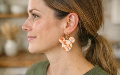 Easy Outfit Formulas That Make Polymer Clay Earrings Look Put-Together (Even on Busy-